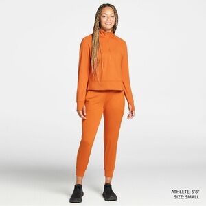 Alpine Women's Orange Two Piece Jogger | Travel Wear | Size XS/M